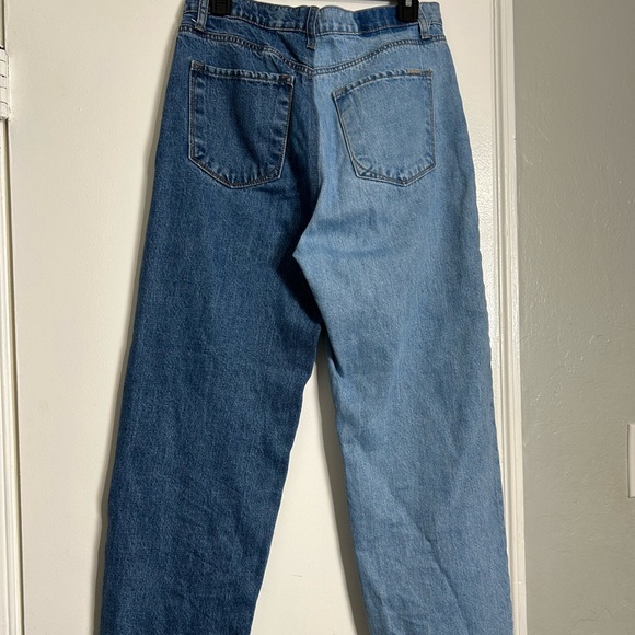 Insane Oene Los Angeles Crossover Two Tone Jeans - Picture 2 of 6